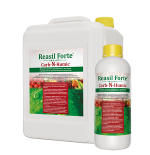 Reasil Forte Carb-N-Humic жидкое азотное удобрение с высоким содержанием органики , 1л, 10л